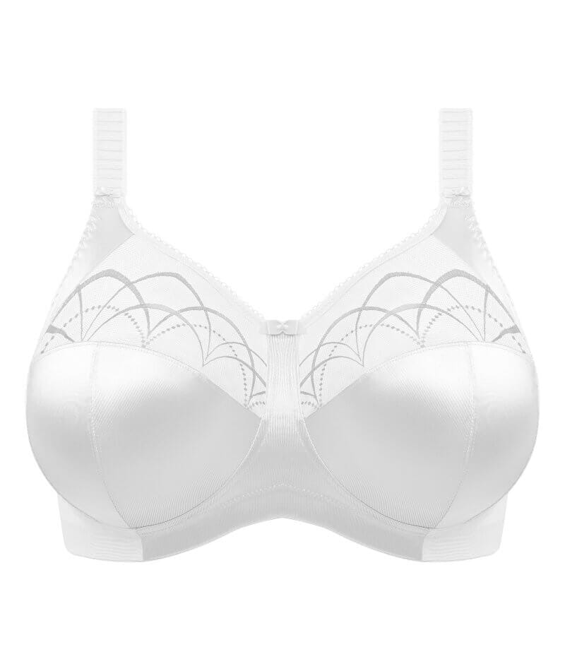 Elomi Cate Soft Cup Wire-Free Bra - White Bras 