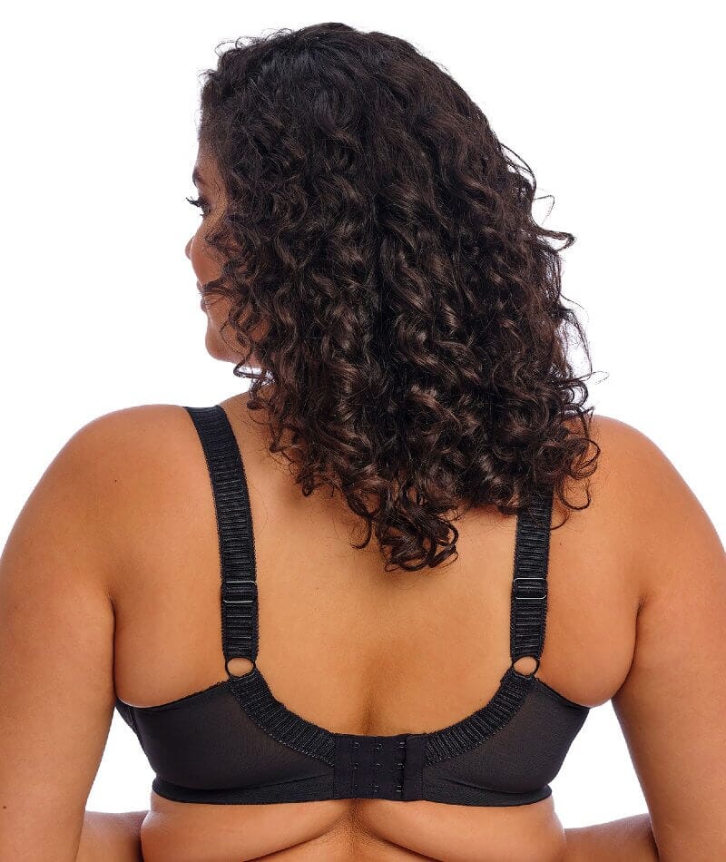Elomi Cate Underwired Full Cup Banded Bra - Black Bras 