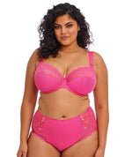 Elomi Charley Underwire Stretch Plunge Bra - Pink Bras 