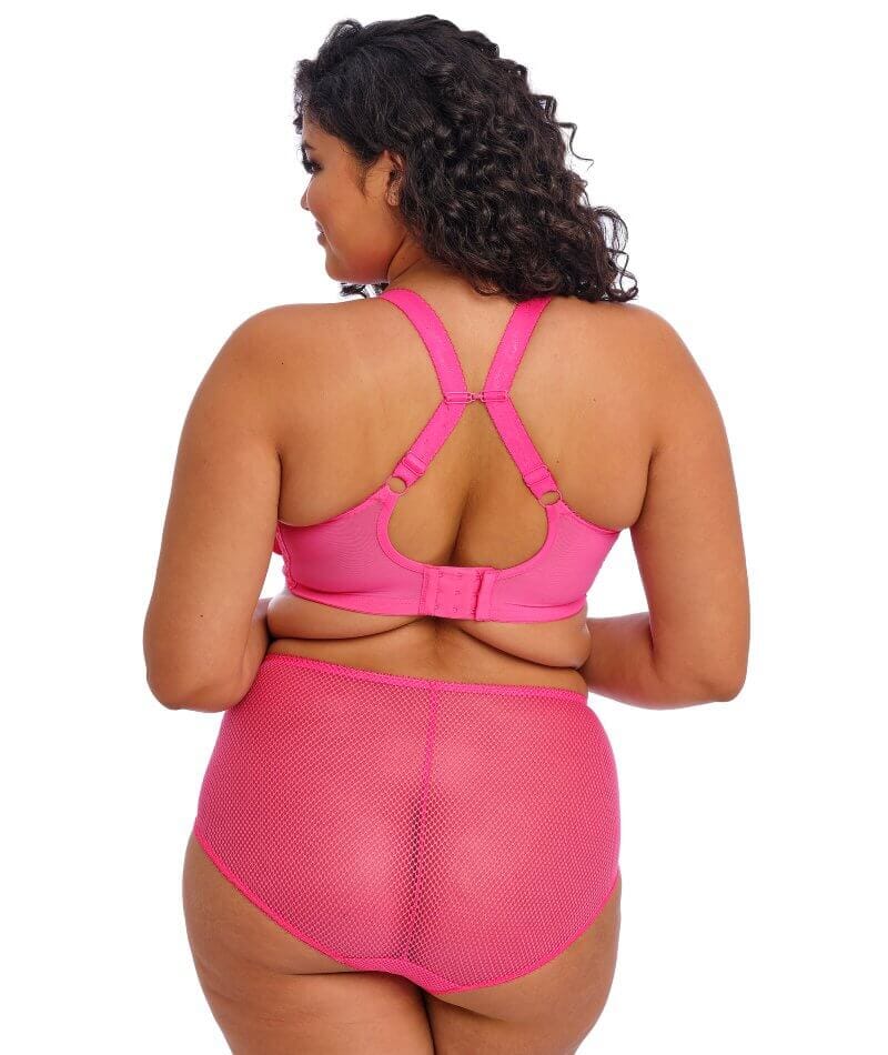 Elomi Charley Underwire Stretch Plunge Bra - Pink Bras 