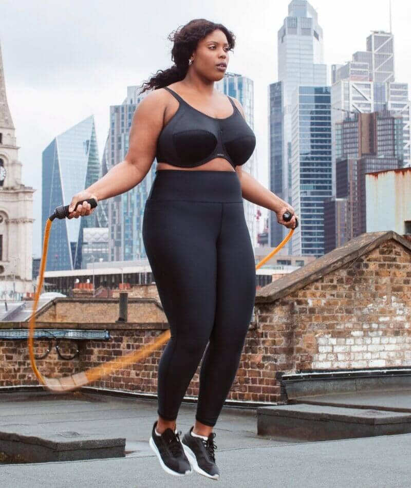 Elomi Energise Underwired Sports Bra - Black Bras 