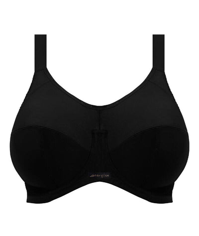 Elomi Energise Underwired Sports Bra - Black Bras