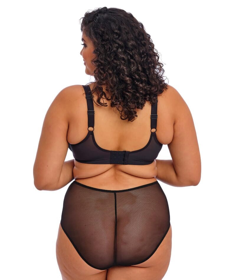 Elomi Matilda Underwired Plunge Bra - Black Bras 