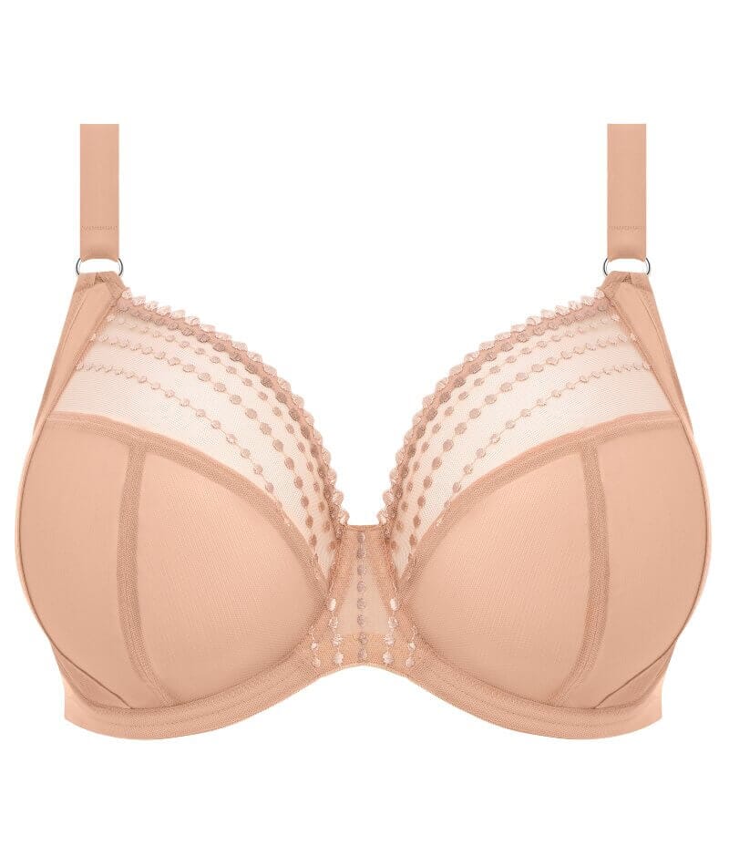 Elomi Matilda Underwired Plunge Bra - Cafe Au Lait Bras 