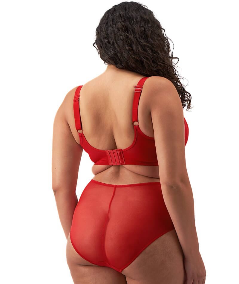 Elomi Matilda Underwired Plunge Bra - Haute Red Bras 