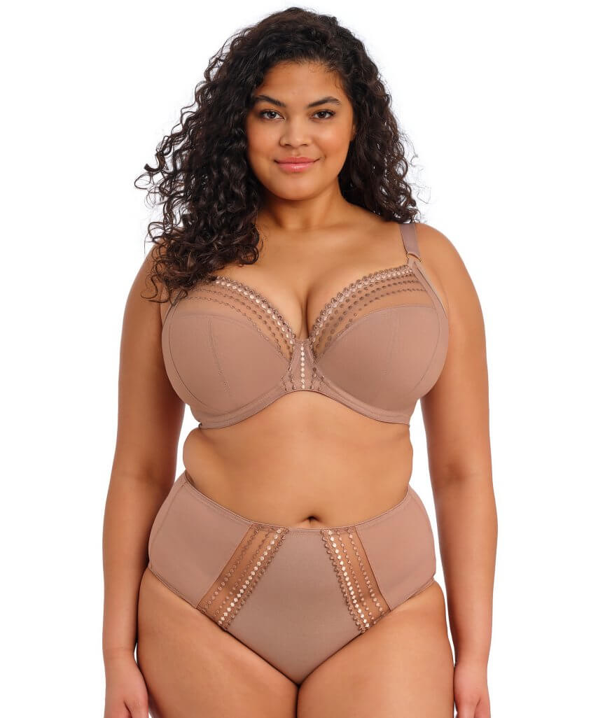 Elomi Matilda Underwired Plunge Bra - Praline