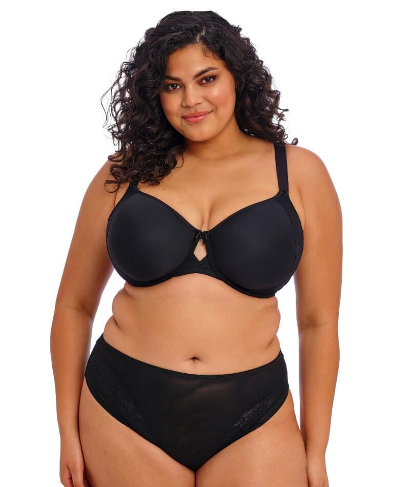 Elomi Nerina Underwired Moulded Spacer Bra - Black Bras 