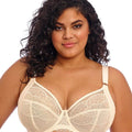 Elomi Priya Underwired Plunge Bra - Vanilla