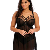 Elomi Sachi Underwired Babydoll - Black