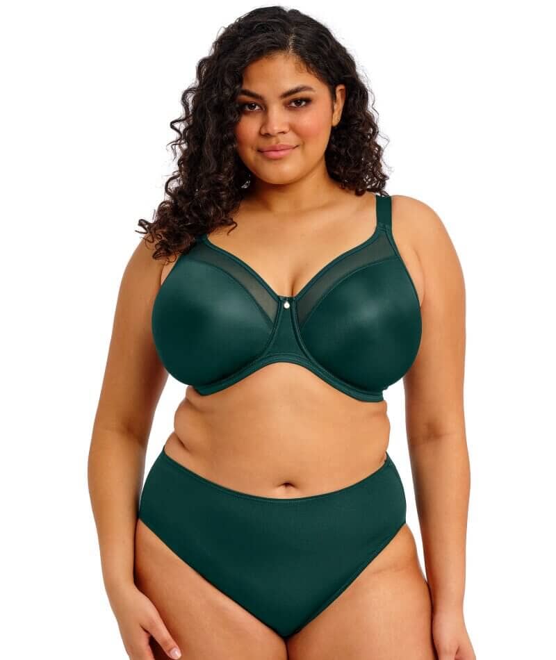 Elomi Smooth Underwire Moulded T-Shirt Bra - Deep Emerald Bras 