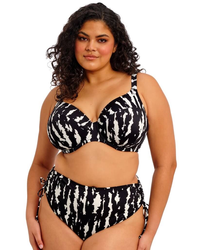 Elomi Swim Echo Shell Adjustable Bikini Brief - Black