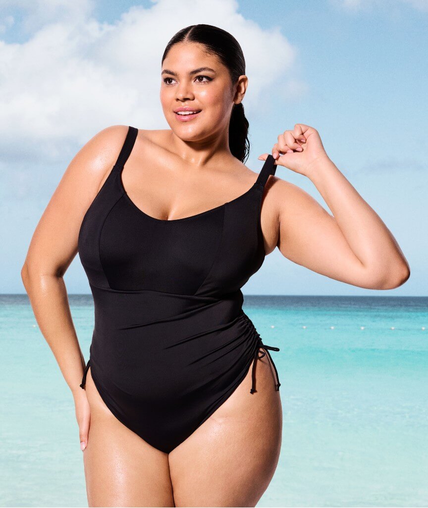 Elomi Swim Plain Sailing Non-Wired Swimsuit - Black