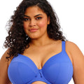 Elomi Swim Plain Sailing Underwired Plunge Bikini Top - Azure