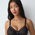 Triumph Signature Sheer Underwired Minimiser Bra - Black