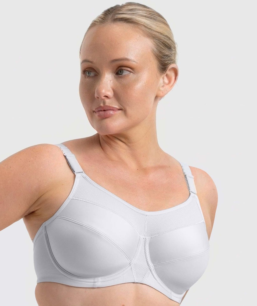 Triumph Triaction Ultra Underwired Sports Bra - Pearl Grey