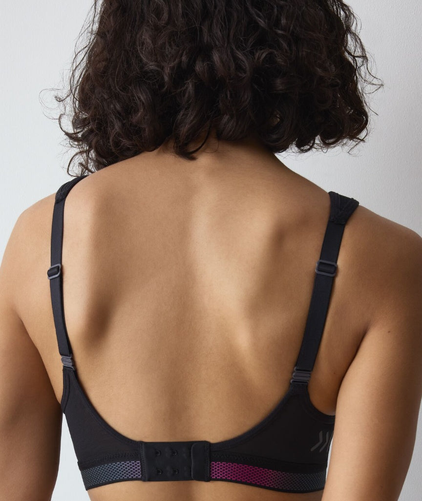 Triumph Triaction Cardio Flow Wire-free Sports Bra - Black