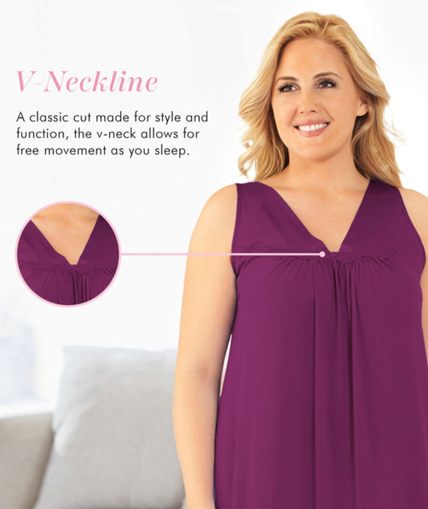 Exquisite Form Short Gown - Amaranth