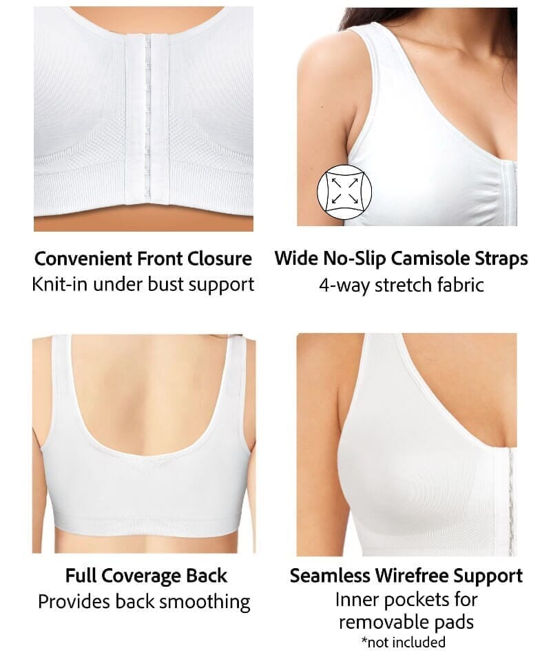 Exquisite Form Fully Wire-Free Original Support - White Bras 