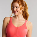 Panache Sport Endurance Ultra Perform Non Padded Underwire Sports Bra - Grapefruit