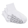 Bonds Women Logo Light Crew Socks - White