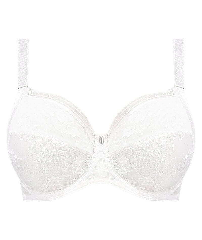 Fantasie Fusion Lace Underwire Full Cup Side Support Bra - White - Curvy
