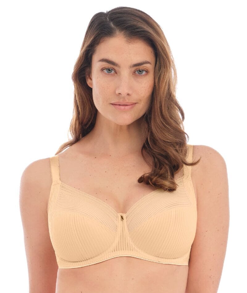 Fantasie Fusion Underwired Full Cup Side Support Bra 2 Pack - Sand/Sap -  Curvy