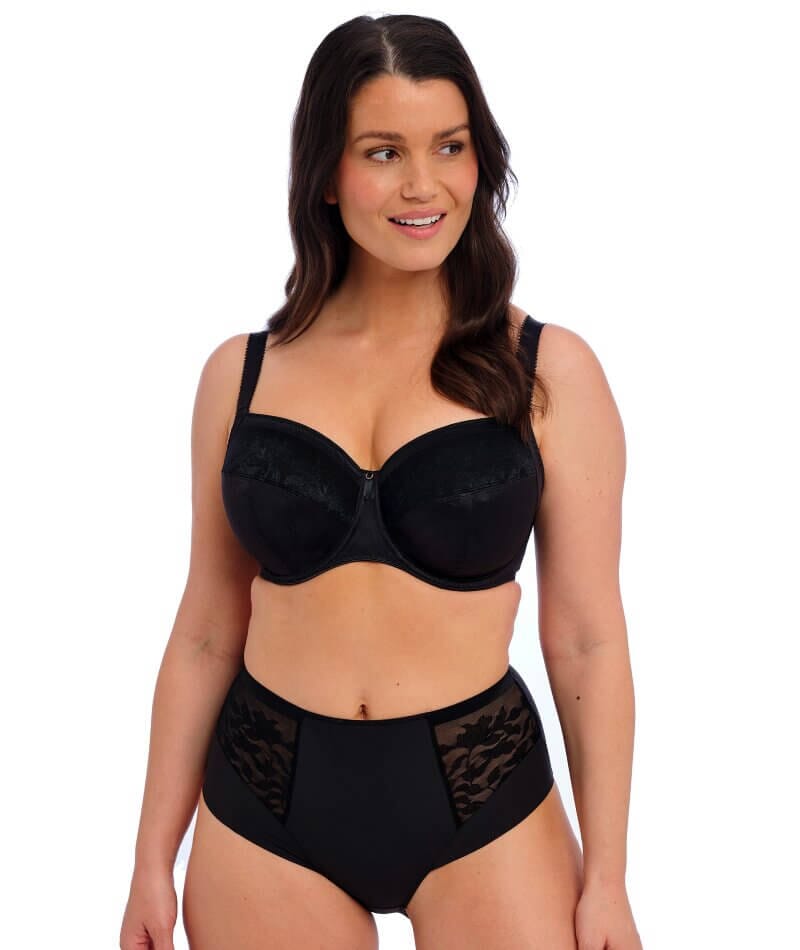 Fantasie Illusion Underwired Side Support Bra - Black Bras 