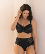 Fantasie Illusion Underwired Side Support Bra - Black Bras 