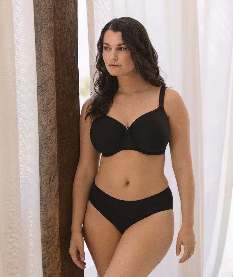 Fantasie Rebecca Essentials Moulded Spacer Underwired Bra - Black Bras 