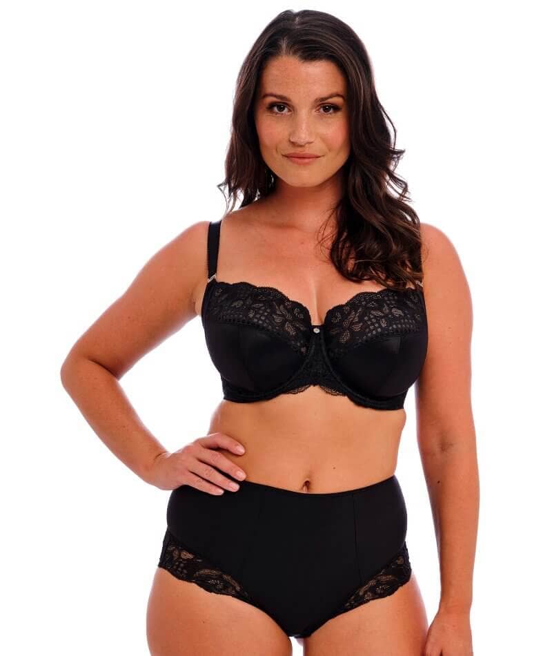 Fantasie Reflect Underwired Side Support Bra - Black Bras 