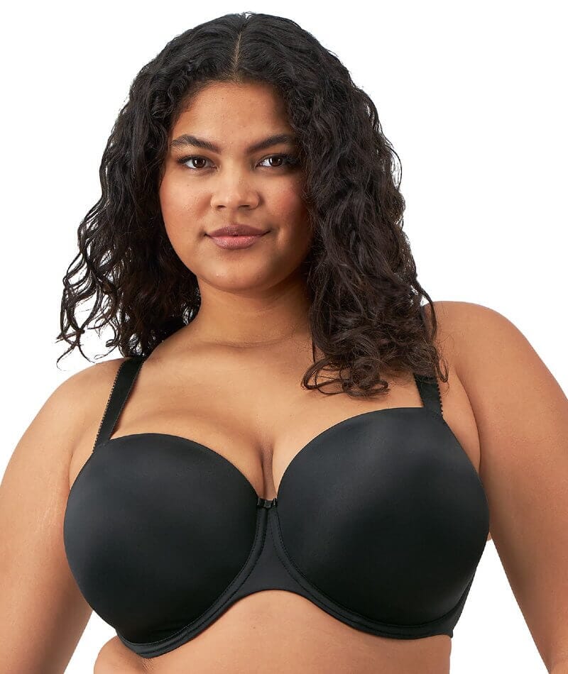 Fantasie Smoothease Underwire Moulded T-Shirt Bra - Black Bras 