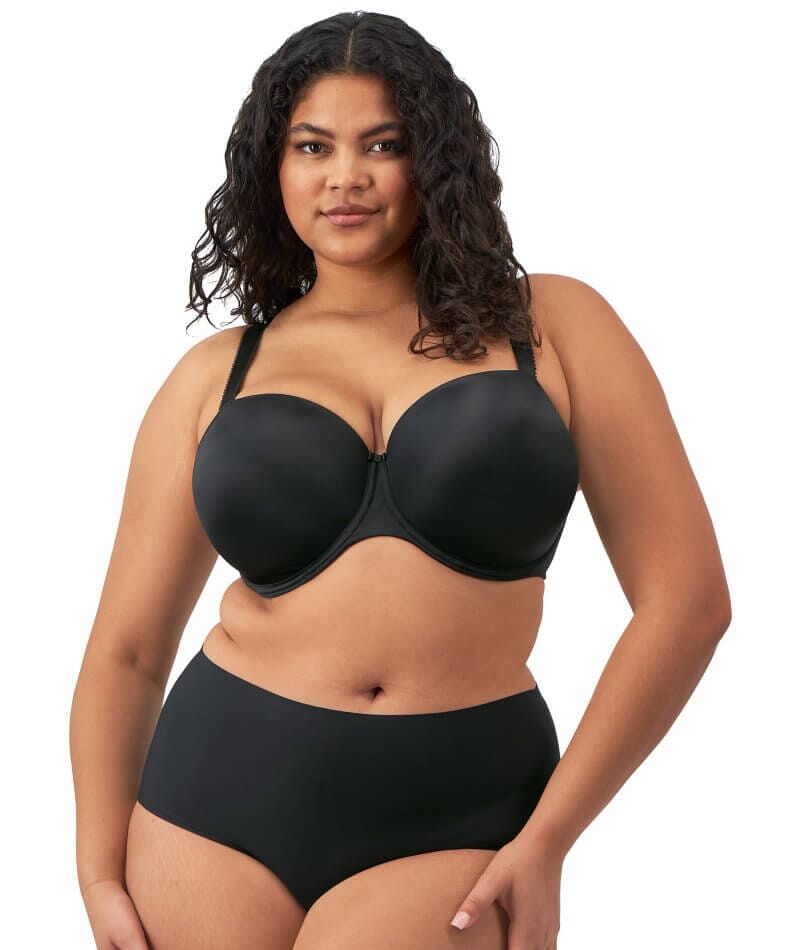 Fantasie Smoothease Underwire Moulded T-Shirt Bra - Black Bras 