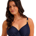 Fantasie Swim Azores Underwire Gathered Full Cup Bikini Top - Midnight