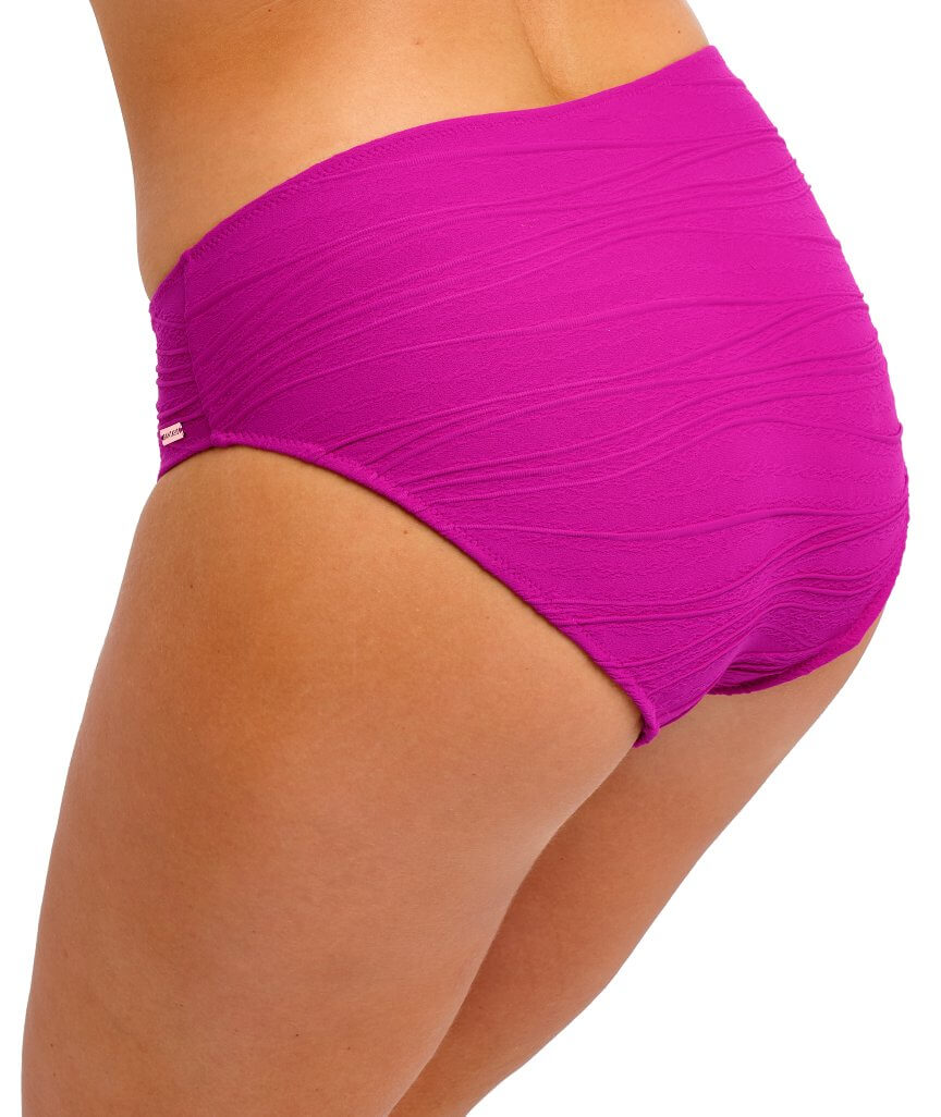 Fantasie Swim Beach Waves Mid Rise Bikini Brief - Bright Fuchsia