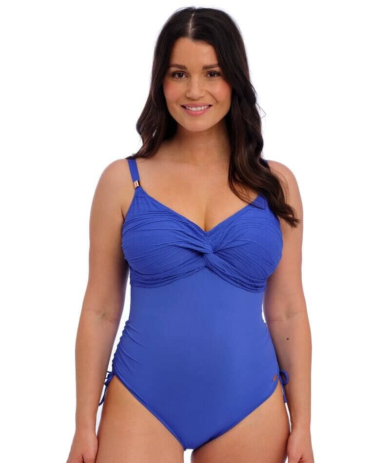 Fantasie Swim Beach Waves Underwire Twist Front Swimsuit With Adjustable Leg - Ultramarine Swim 