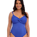 Fantasie Swim Beach Waves Underwire Twist Front Swimsuit With Adjustable Leg - Ultramarine