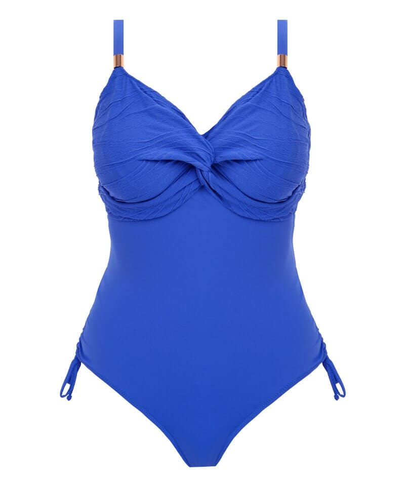 Fantasie Swim Beach Waves Underwire Twist Front Swimsuit With Adjustable Leg - Ultramarine Swim 