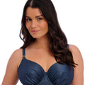 Fantasie Swim Paros Coast Underwire Gathered Full Cup Bikini Top - Midnight Sparkle