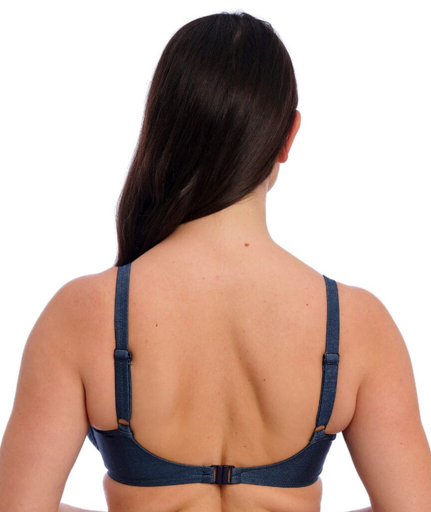 Fantasie Swim Paros Coast Underwire Gathered Full Cup Bikini Top - Midnight Sparkle