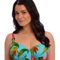 Fantasie Swim Pichola Underwire Gathered Full Cup Bikini Top - Aqua