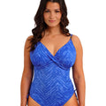 Fantasie Swim Punta Mita Underwire Plunge One Piece Swimsuit - Sapphire