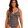 Fantasie Swim Shell Bay Underwired Full Cup One Piece Swimsuit - Desert Blush