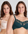 Fayreform Coral Underwire Bra - 2 Pack - Ponderosa Pine/Scallop Shell Swatch Image
