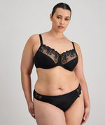 Fayreform Coral Underwire Bra - Black Bras 