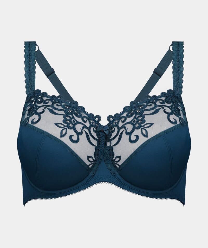 Fayreform Coral Underwire Bra - Reflecting Pond Bras 