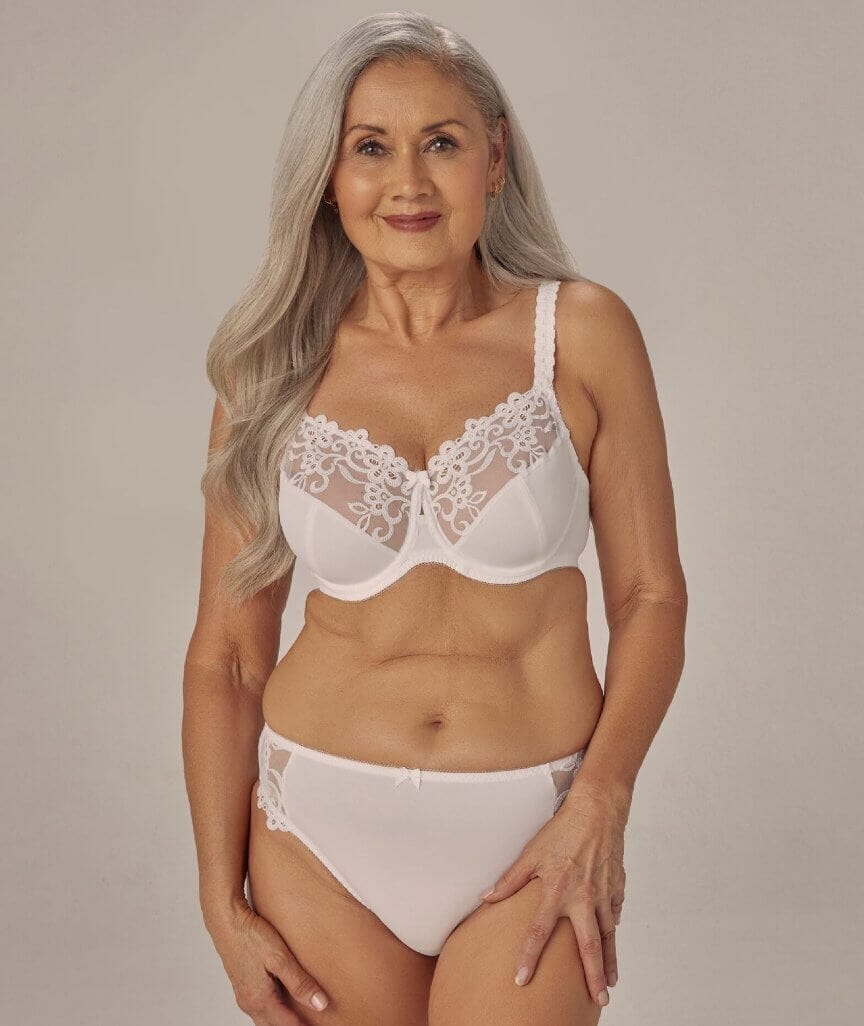 Fayreform Coral Underwire Bra - White Bras 