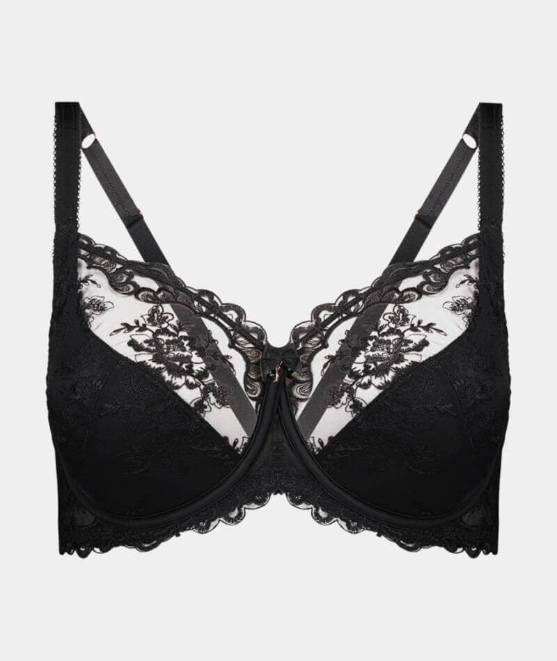 Fayreform Mesmerise Underwire Bra - Black Bras 