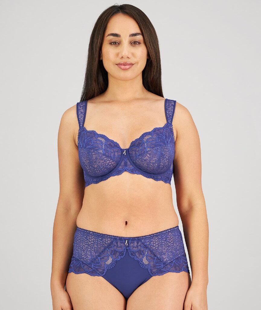 Fayreform Midnight Express Underwire Bra - Blue Ribbon