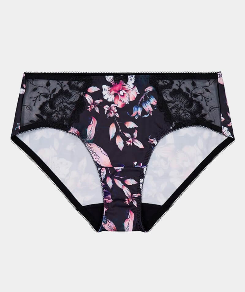 Fayreform Wild Violet Full Brief - Dark Folklore Print Knickers 