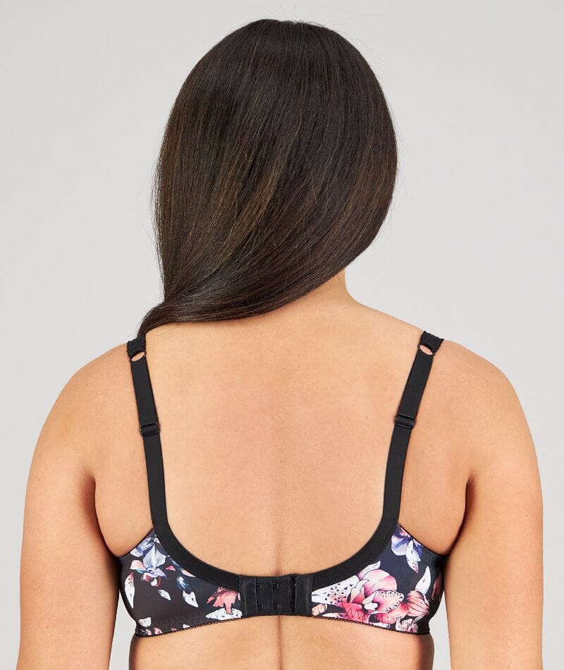 Fayreform Wild Violet Underwire Bra - Dark Folklore Print Bras 